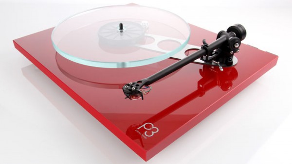 Rega Planar 3 inkl Excalibur Black Plattenspieler rot