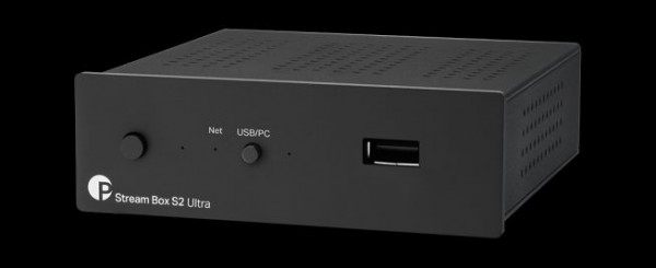 Stream Box S2 Ultra Audio optimierte Netzwerk-Brücke und USB Detox Gerät Schwarz von Pro-Ject