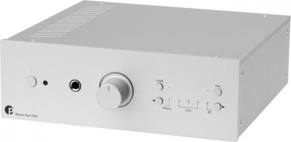 Stereo Box DS2 Stereo-Verstärker mit 5 Eingängen & App-Steuerung silber von Pro-Ject