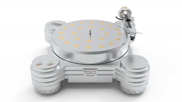 Plattenspieler MONTANA NEO silber - ohne Tonarm & System - von Acoustic-Sgnature