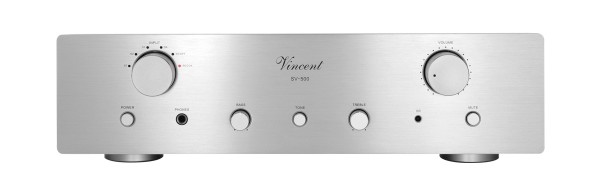 Vincent Hybrid Stereo Vollverstärker SV-500 silber