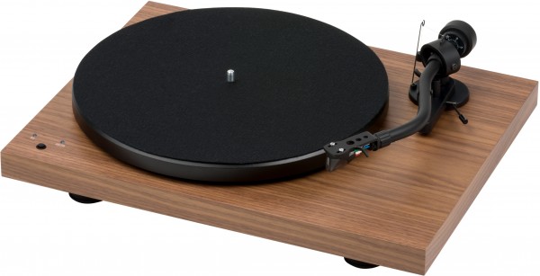 Pro-Ject Debut SB S-Shape mit Pick it S2 furniert Walnuss