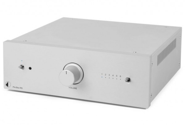 Pre Box RS Highend Stereo Line-Röhrenvorverstärker von Pro-Ject silber