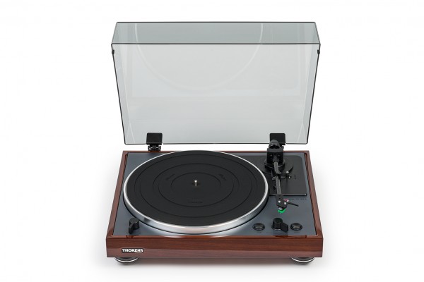 Thorens TD 102 A Vollautomatischer Plattenspieler Walnuss Hochglanz