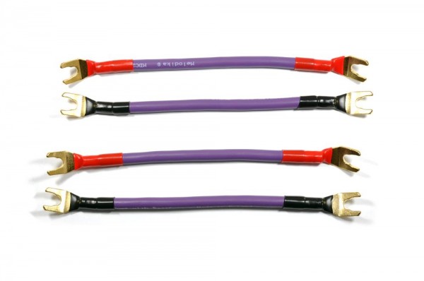 Purple Rain Lautsprecher-Kabel mit BassCore Technologie MDSC1501 Brücken mit 24 Karat vergoldeten Ga