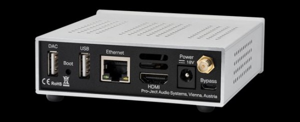 Stream Box S2 Ultra Audio optimierte Netzwerk-Brücke und USB Detox Gerät Silber von Pro-Ject