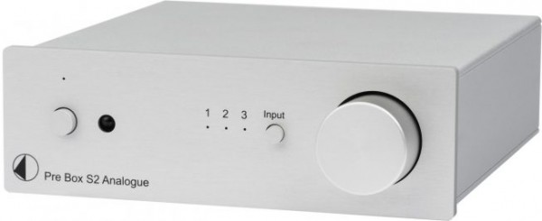 Pre Box S2 Analogue Stereo Vorverstärker von Pro-Ject silber