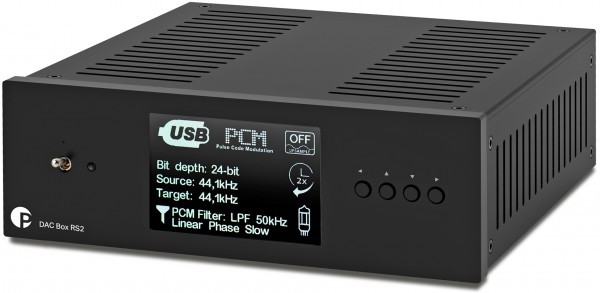 DAC Box RS2 von Pro-Ject schwarz